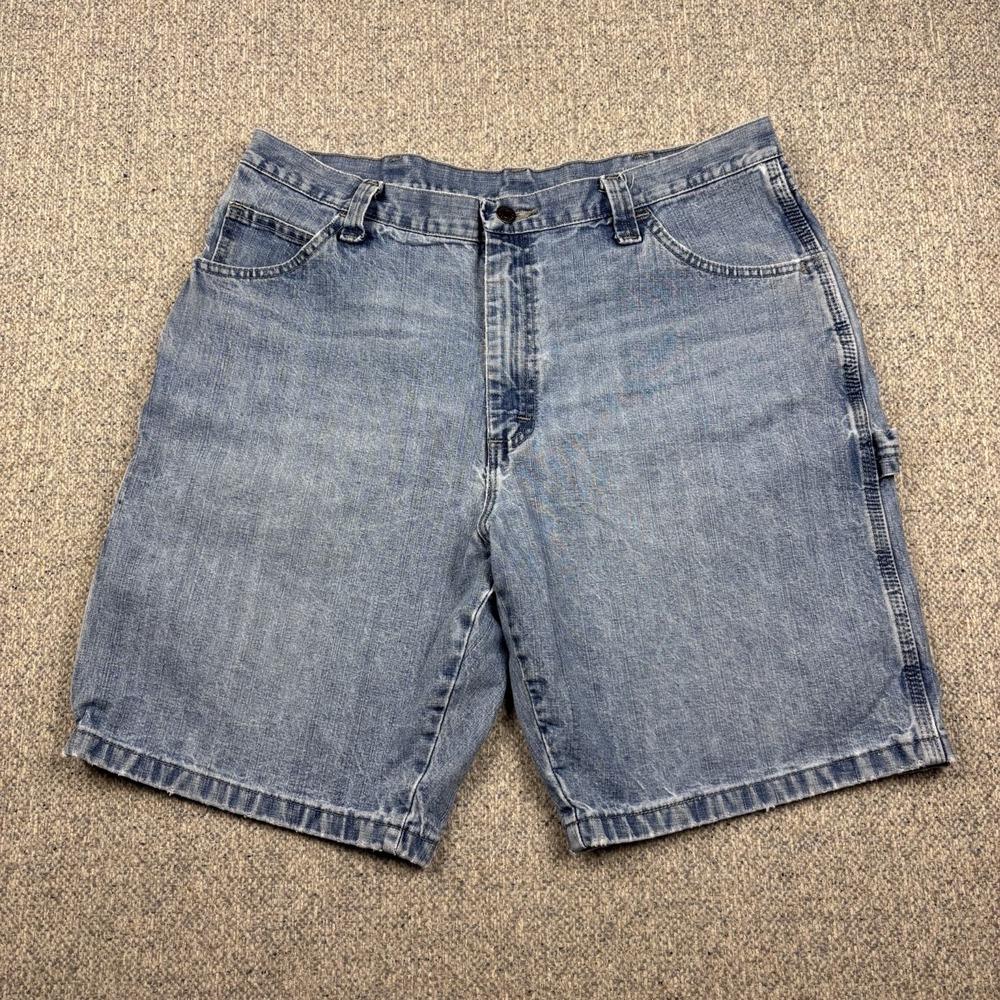 VTG Wrangler Carpenterβ Jean Shorts Hammer Loop 64WC5AI Men's Jorts Size 36